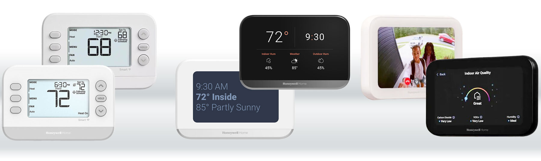 honeywell home thermostat line